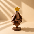 Walnut Christmas Tree Folding Trivet – 4 Layer